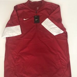 Nike Cardinal Maroon 1/4 Zip Wind Jacket